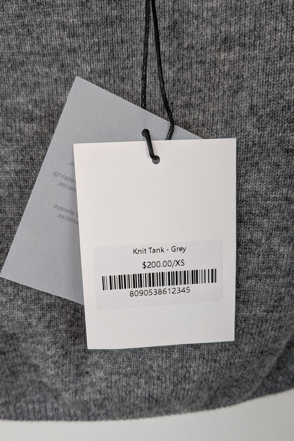ROMY The Brand Grey Wool & Cashmere Knit Tank Size XS BNWT RRP $200