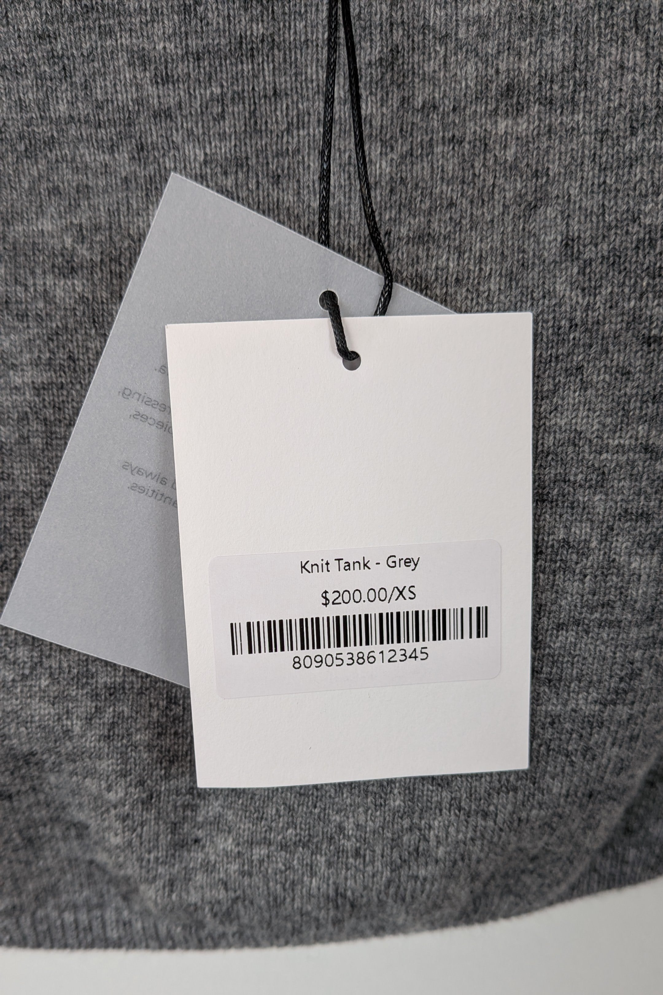 ROMY The Brand Grey Wool & Cashmere Knit Tank Size XS BNWT RRP $200