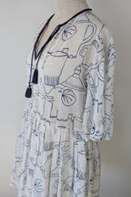 Gorman x Monika Forsberg Elephant Tea Dress Size 6