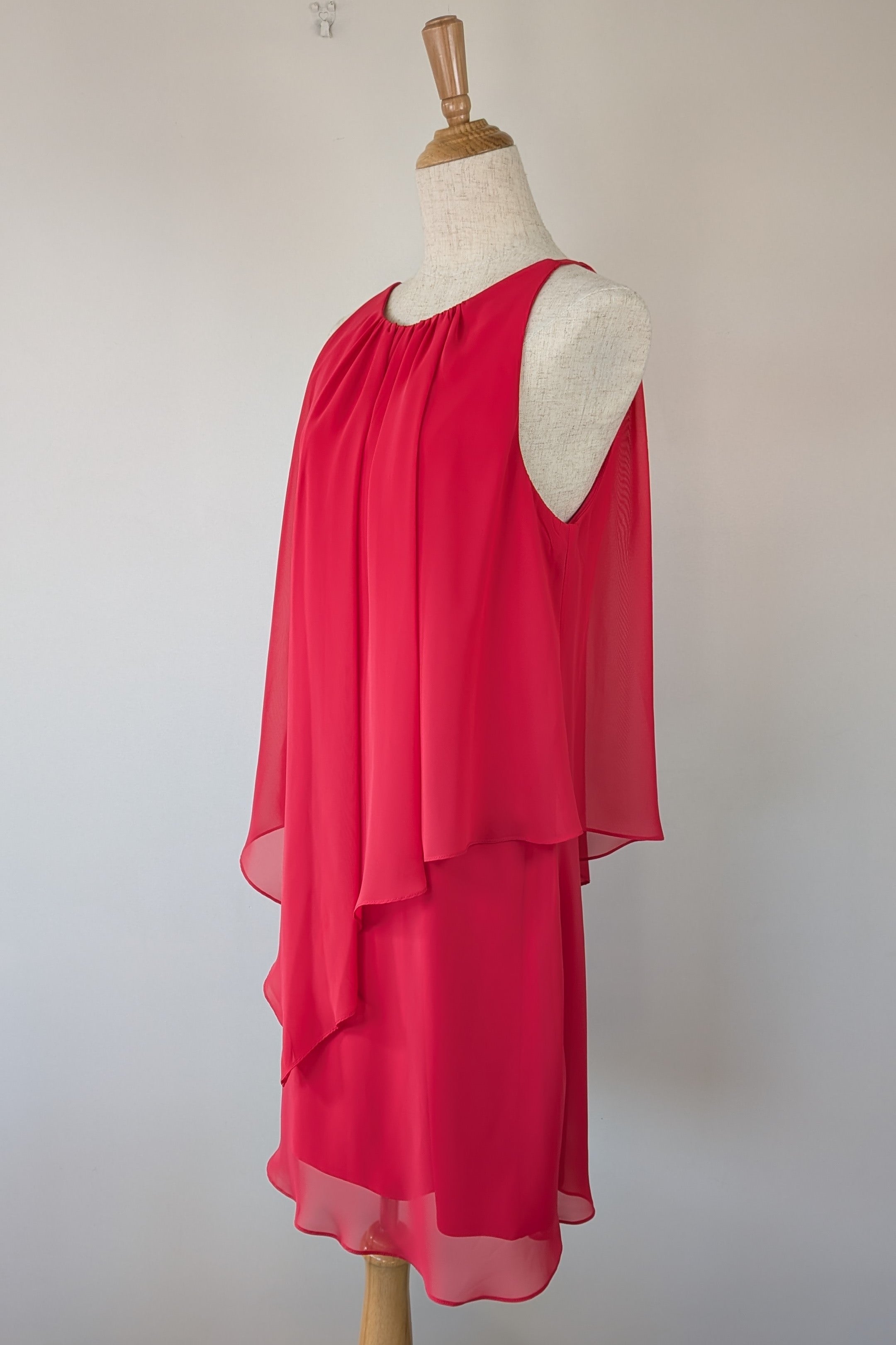 Purple Patch By Mr K Fuschia Cocktail Dress Size 12/14 Brand New With Tags RRP $229