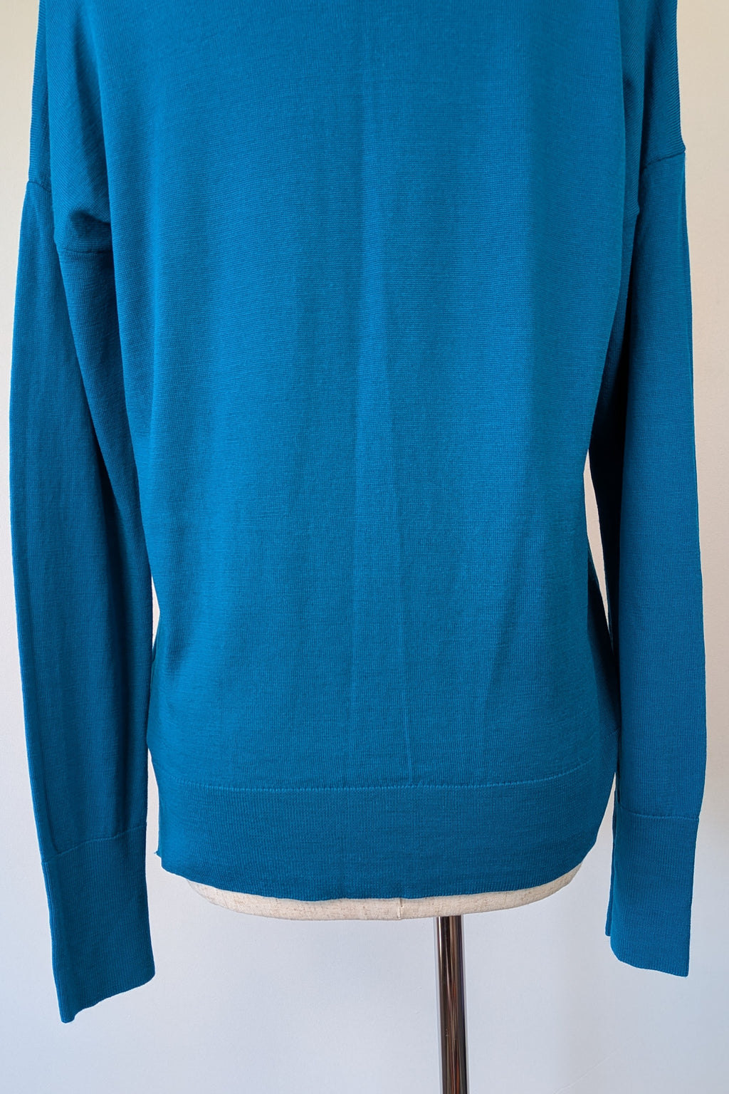 Uniqlo Teal 100% Merino Wool Sweater Size M