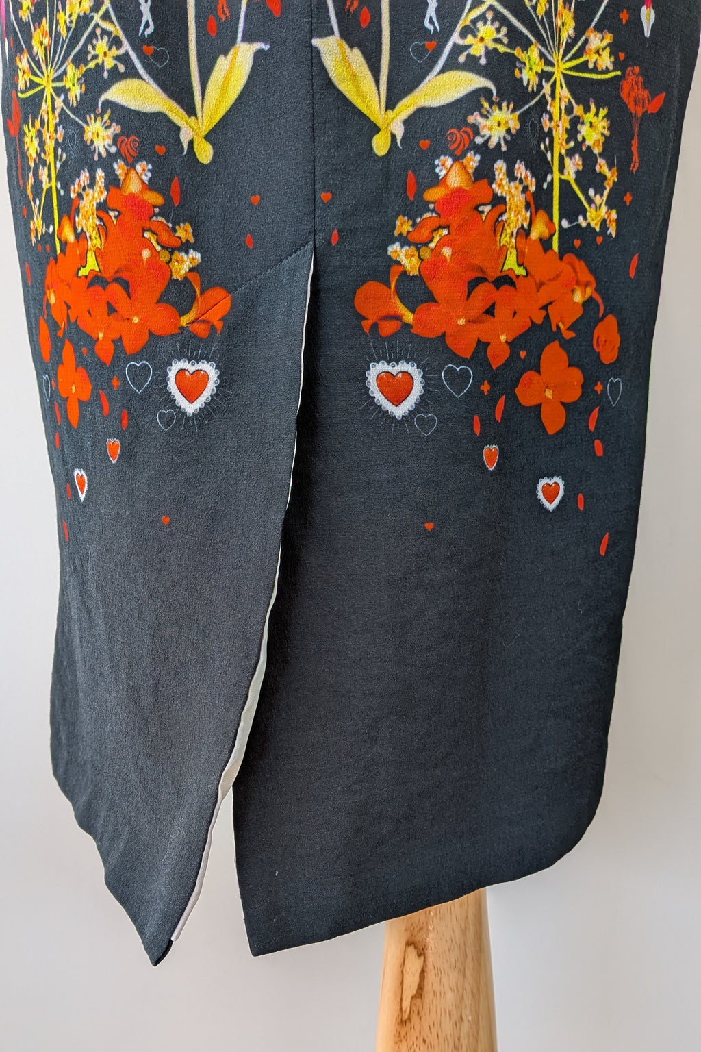 Piccione.Piccione Italian Designer Printed A-Line Dress Size 10/12