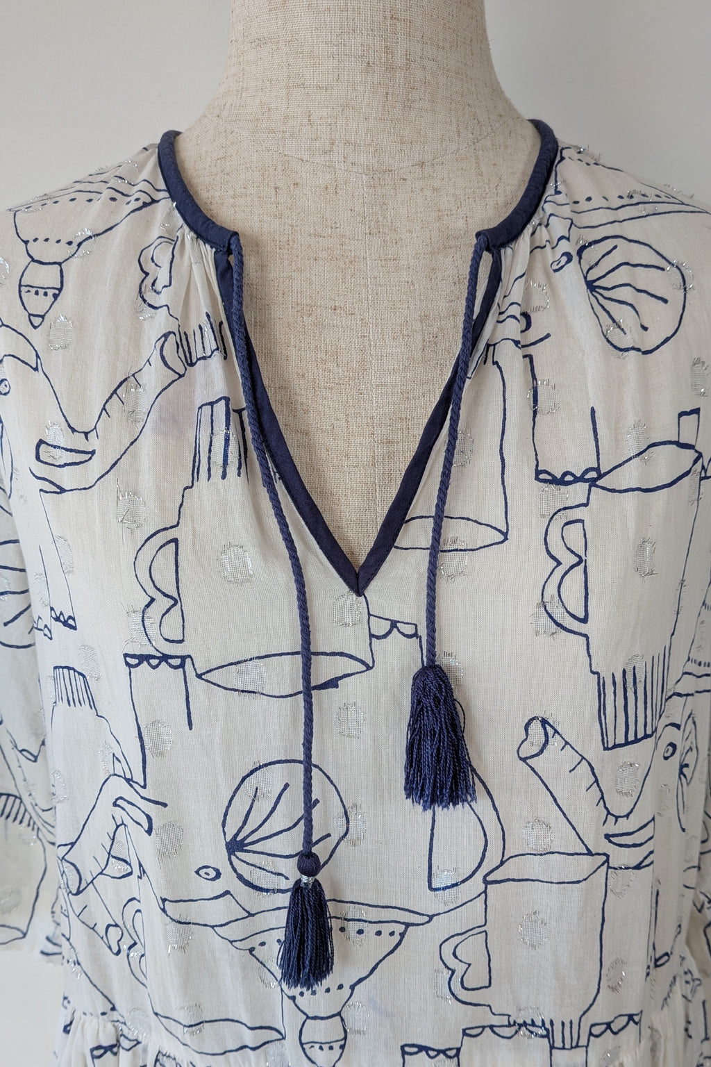 Gorman x Monika Forsberg Elephant Tea Dress Size 6