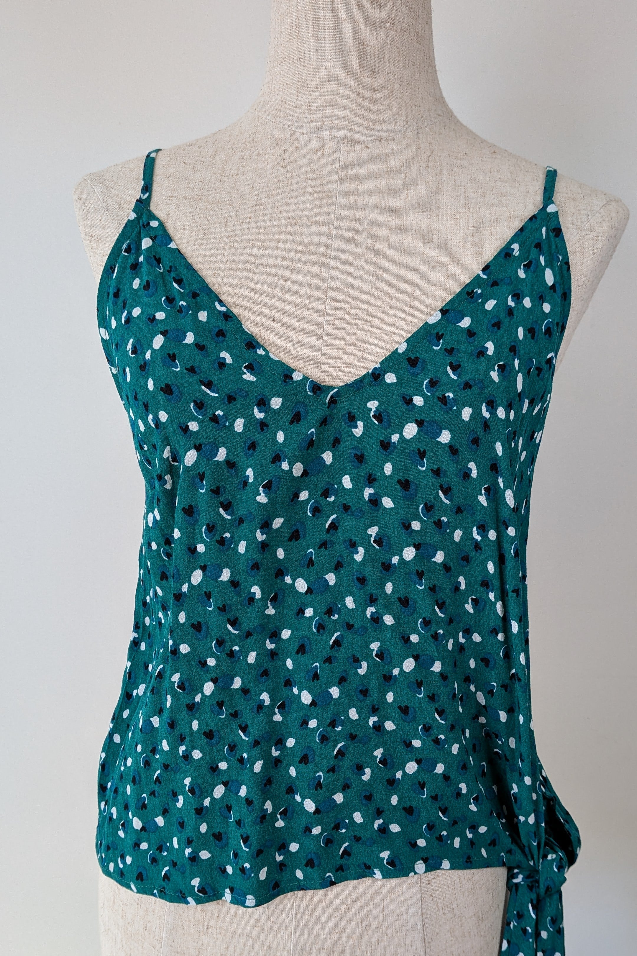 House of Sienna Emerelda Green Crop Top Size 10 Brand New With Tags