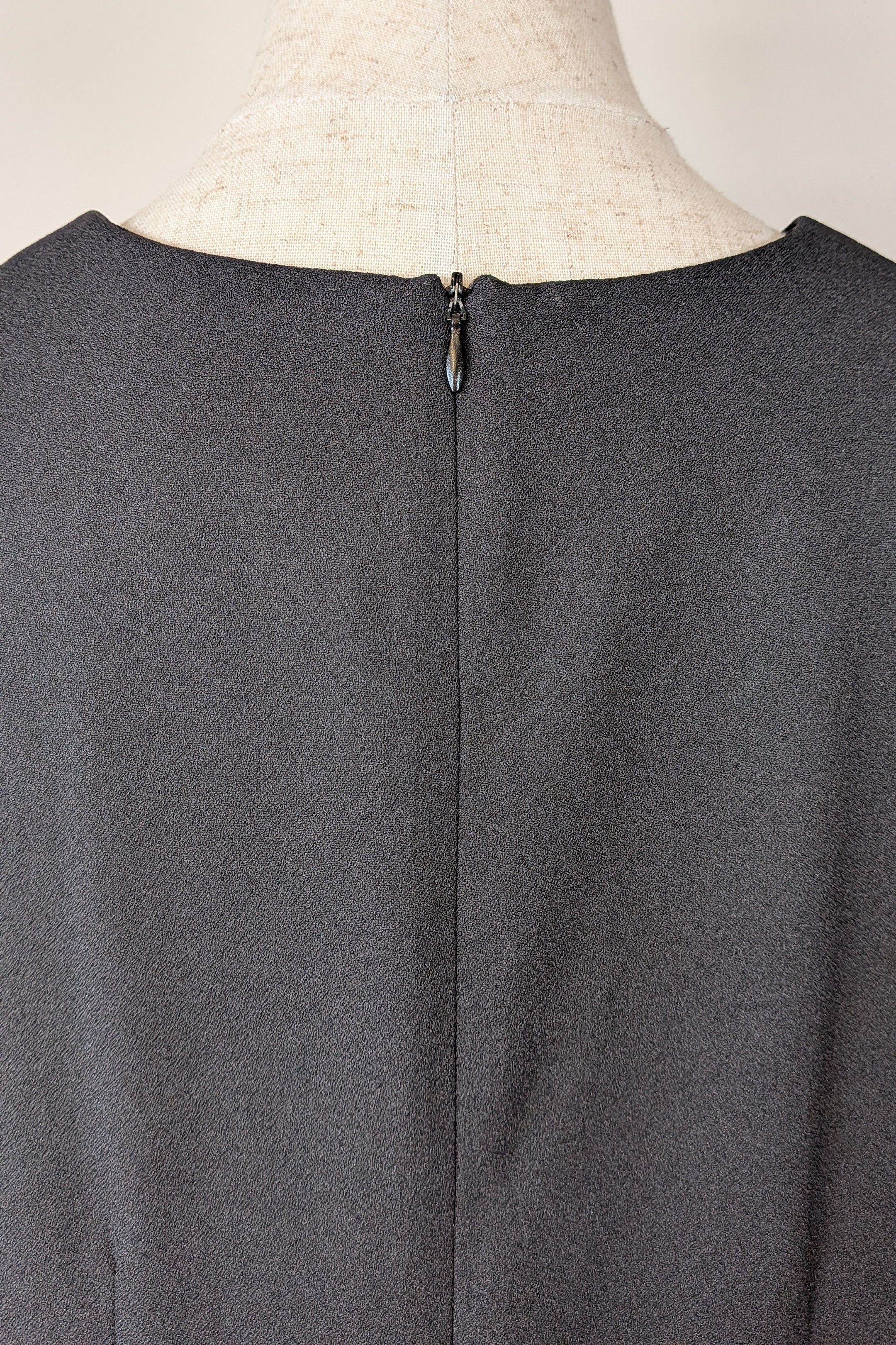 Vintage Y2K Crossroads Sleeveless Black Bow Cocktail Dress Size 12/14