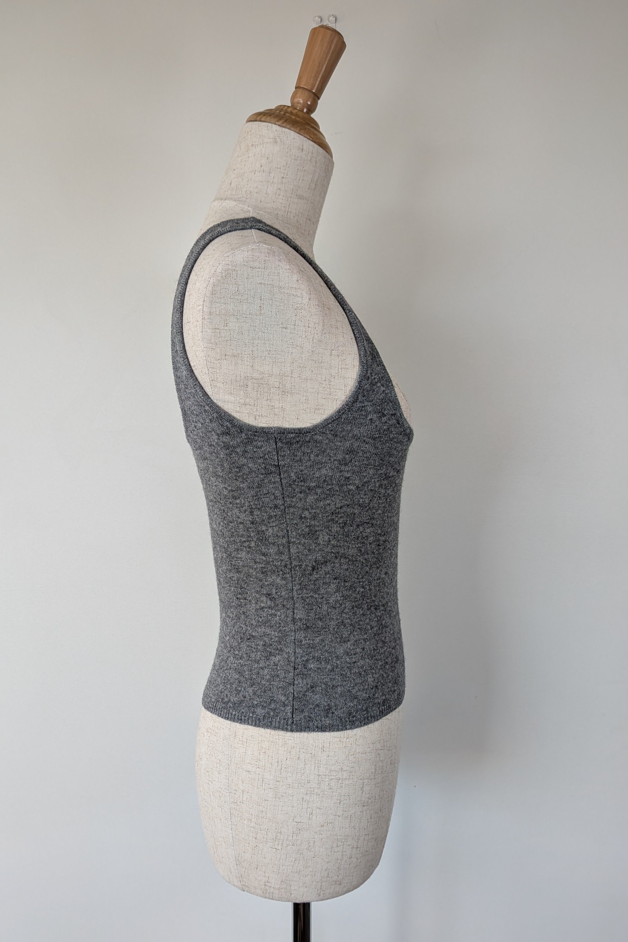 ROMY The Brand Grey Wool & Cashmere Knit Tank Size XS BNWT RRP $200
