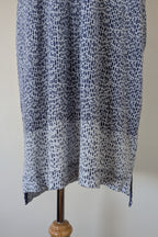 Sportscraft 100% Linen Blue & White Speckled Dress Size 8