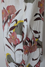 Next Linen Blend Floral Shift Dress Size 20