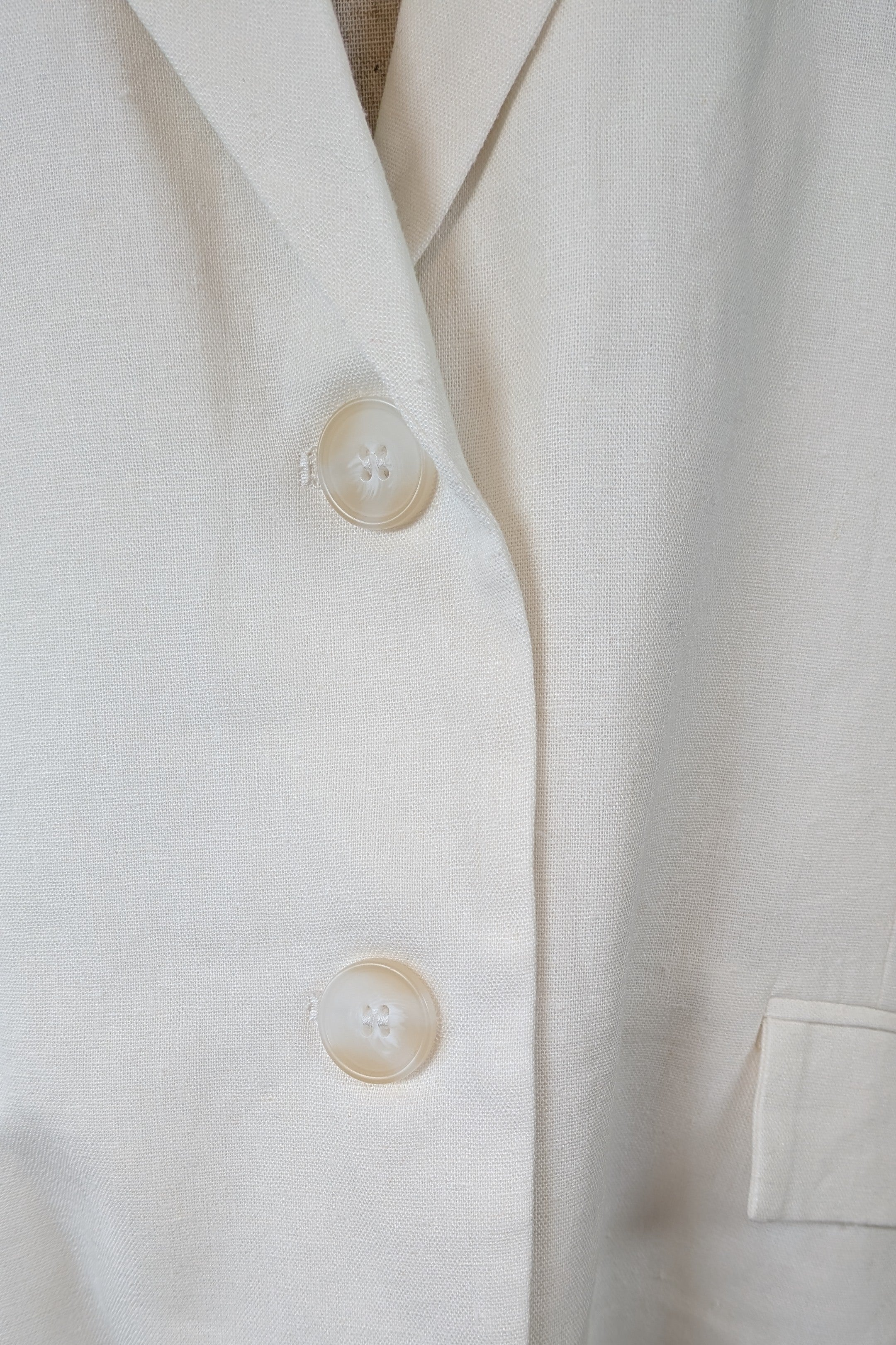 City Chic Sylvie Ivory Linen Blazer Size S Brand New With Tags RRP $139.95