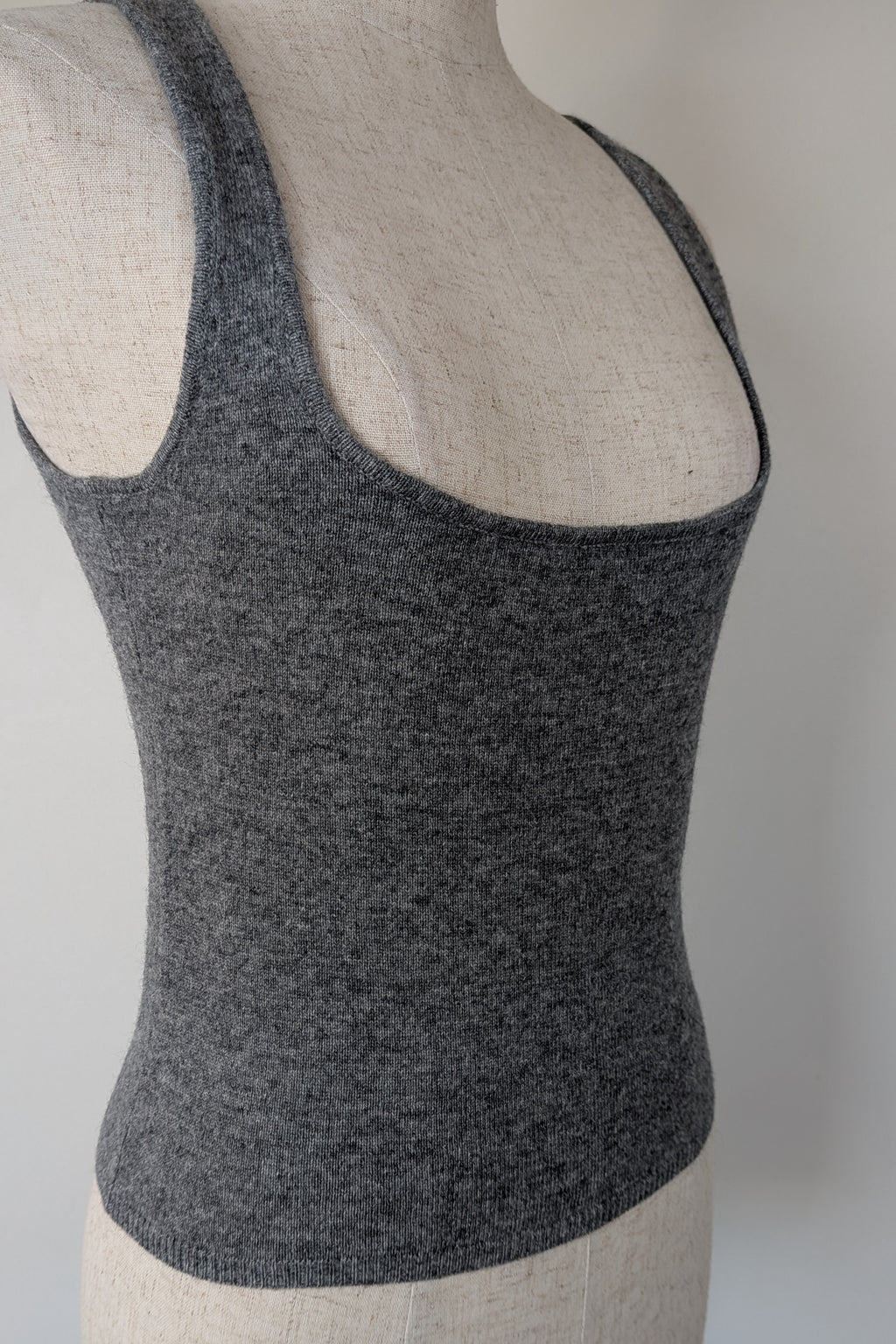 ROMY The Brand Grey Wool & Cashmere Knit Tank Size XS BNWT RRP $200