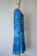 Naudic Cotton Bohemian Midi Dress Size S