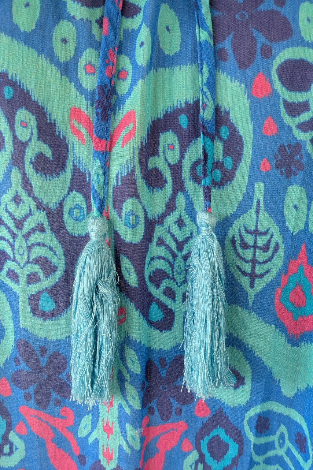 Naudic Cotton Bohemian Midi Dress Size S