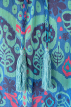 Naudic Cotton Bohemian Midi Dress Size S