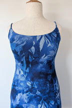 Luck & Trouble Lovesick Recycled Mesh Dress in Blue Size 16 BNWT RRP $70