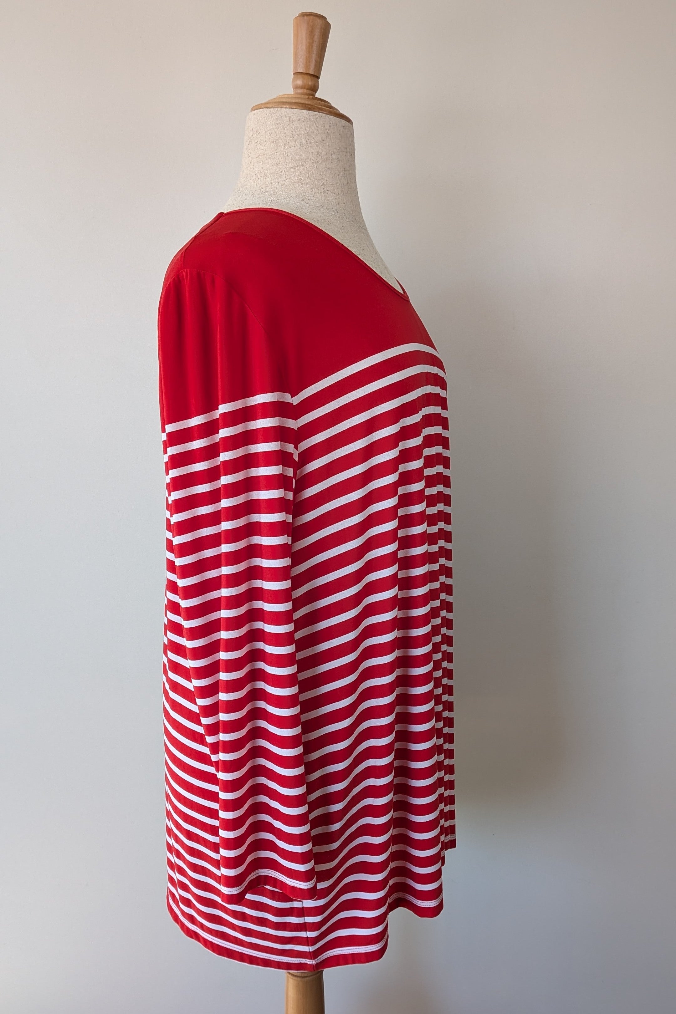 My Size Resort Mono Stripe Red Top Size XL Brand New With Tags RRP $89.95