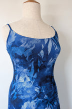 Luck & Trouble Lovesick Recycled Mesh Dress in Blue Size 16 BNWT RRP $70