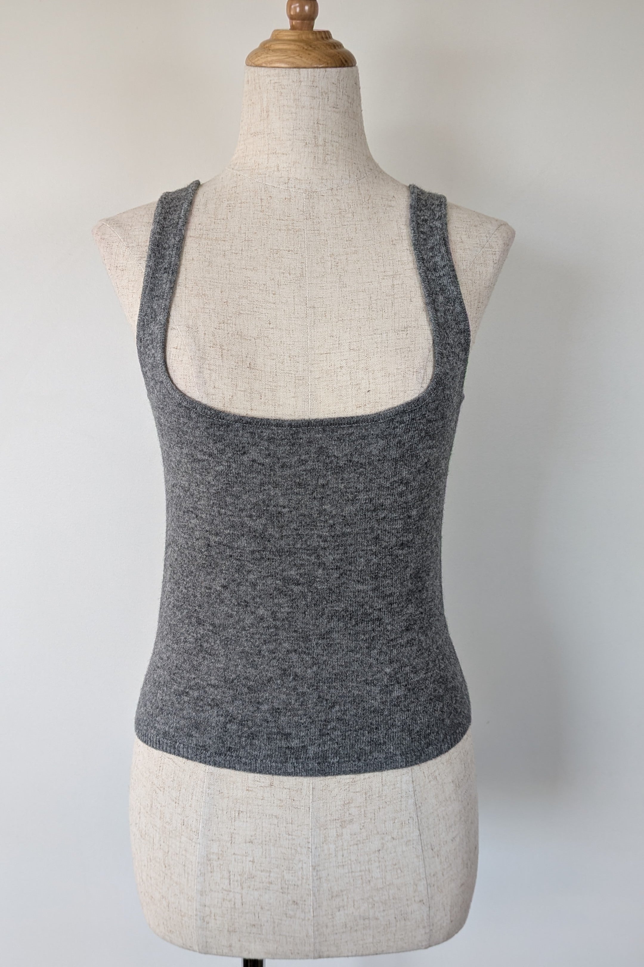 ROMY The Brand Grey Wool & Cashmere Knit Tank Size XS BNWT RRP $200