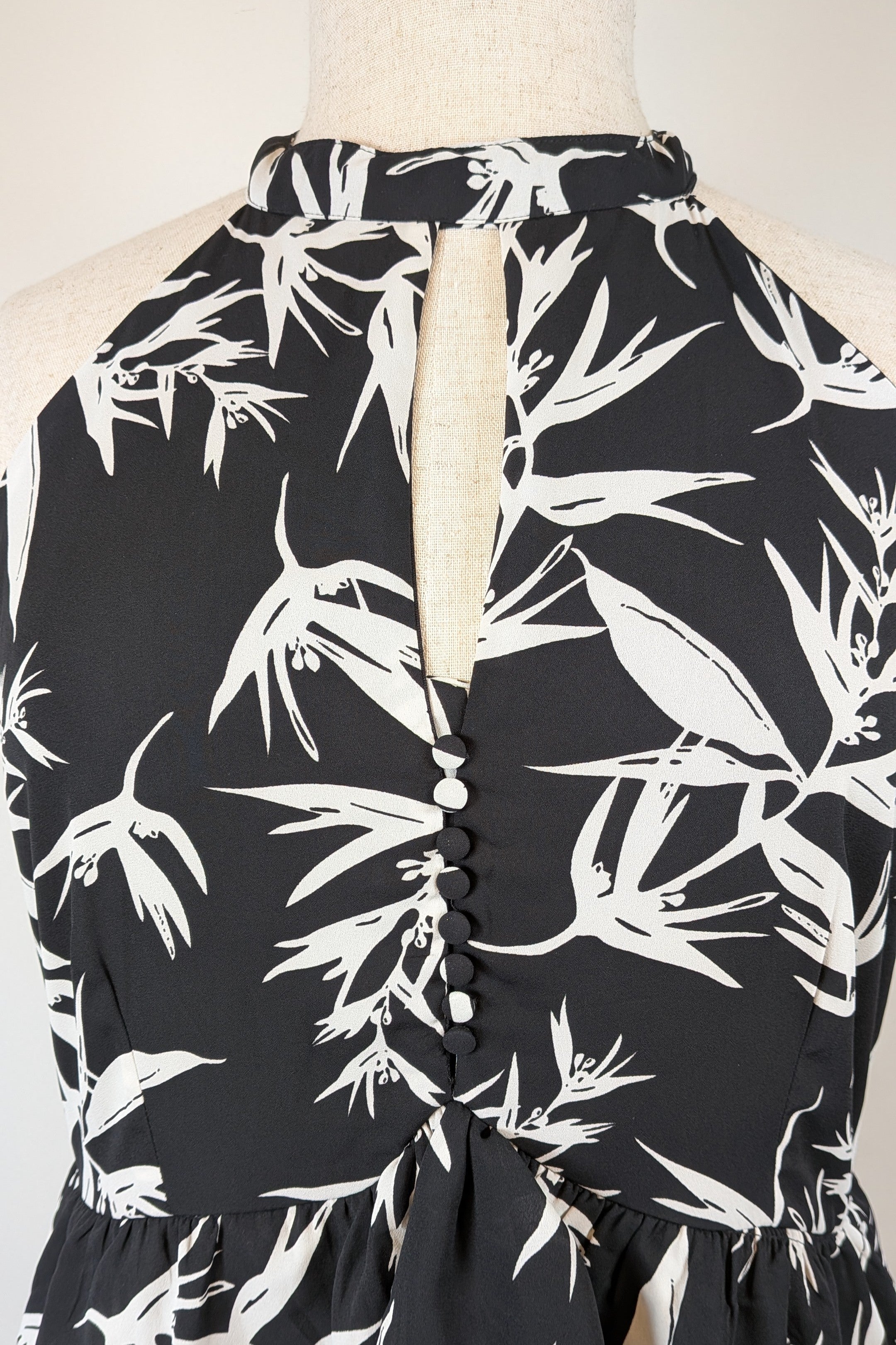Crossroads Tropical Monochrome Layered Dress Size 18 Brand New With Tags RRP $59.95