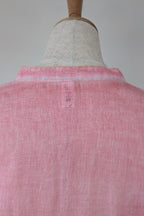 Nemuki Pink Embroidered 100% Cotton Gauze Kurta Tunic Size M