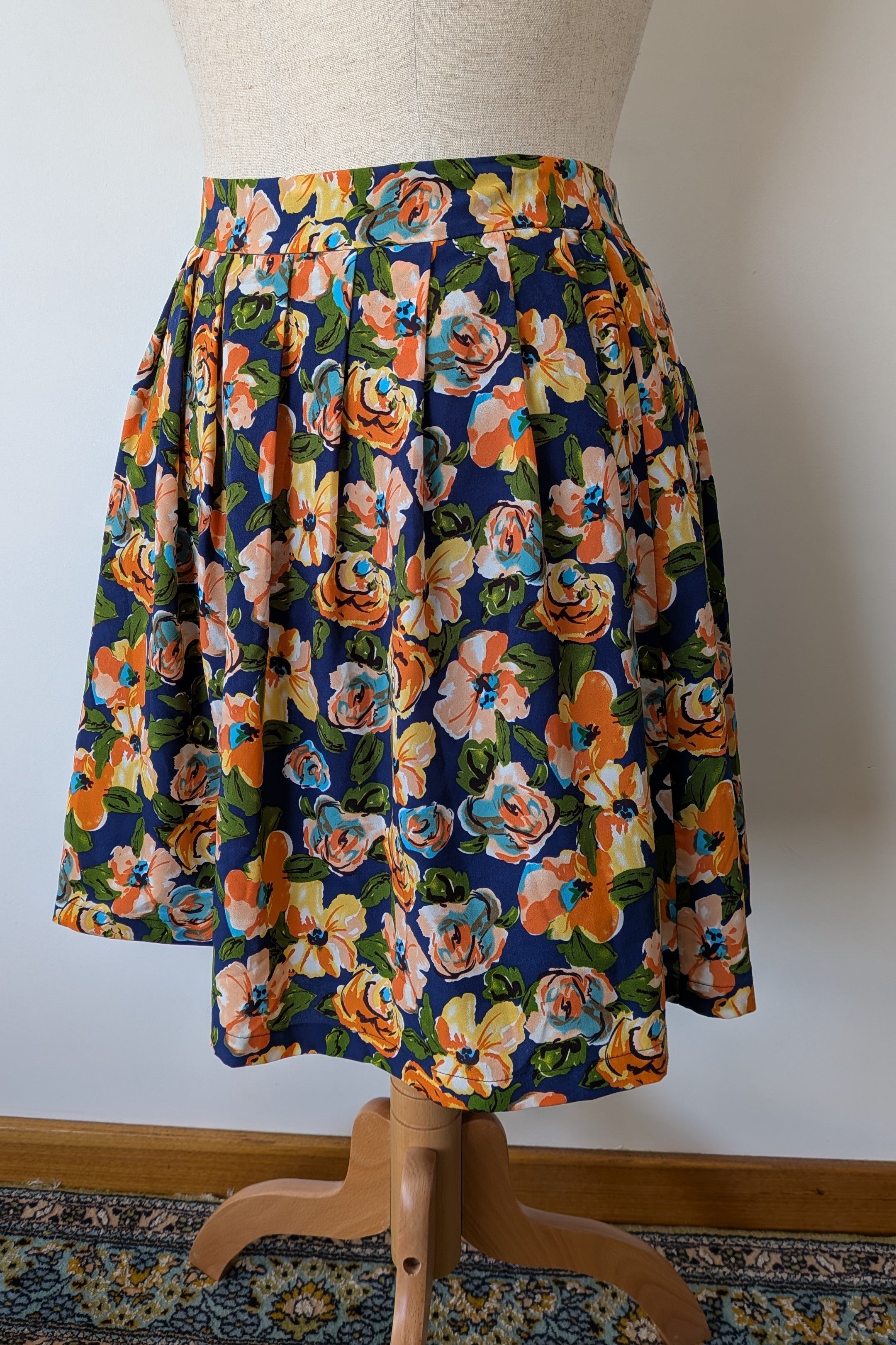 Princess Highway Floral A-Line Skirt Size 16