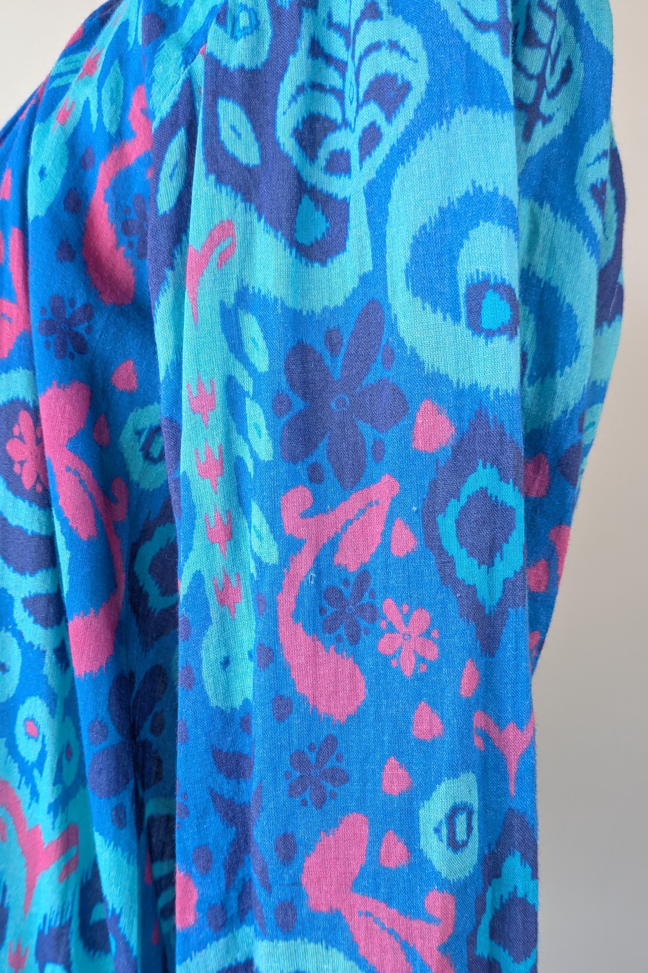 Naudic Cotton Bohemian Midi Dress Size S