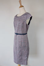 Review Tweed Pencil Dress with Belt Size 12