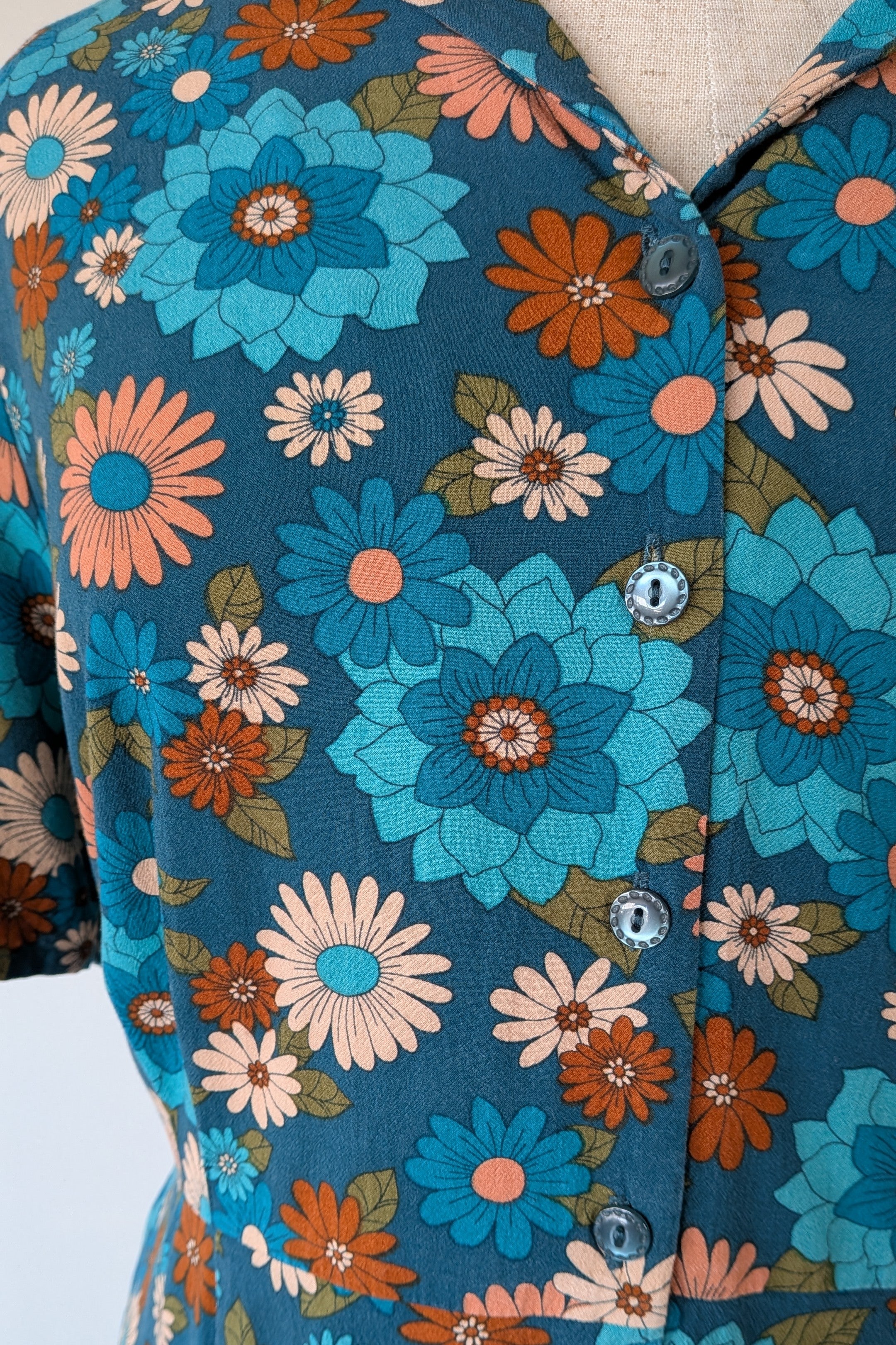 Princess Highway Lindy 70s Floral Mini Dress Size 18