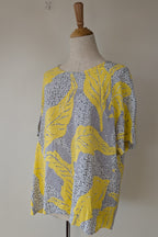 Country Road Tropical Print Woven Top Size M