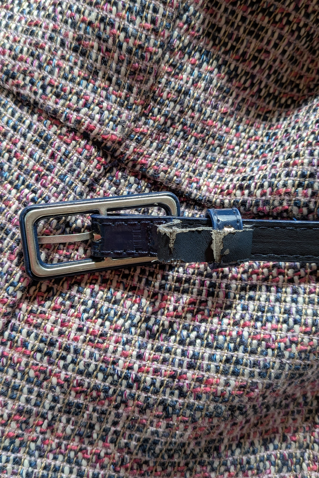 Review Tweed Pencil Dress with Belt Size 12