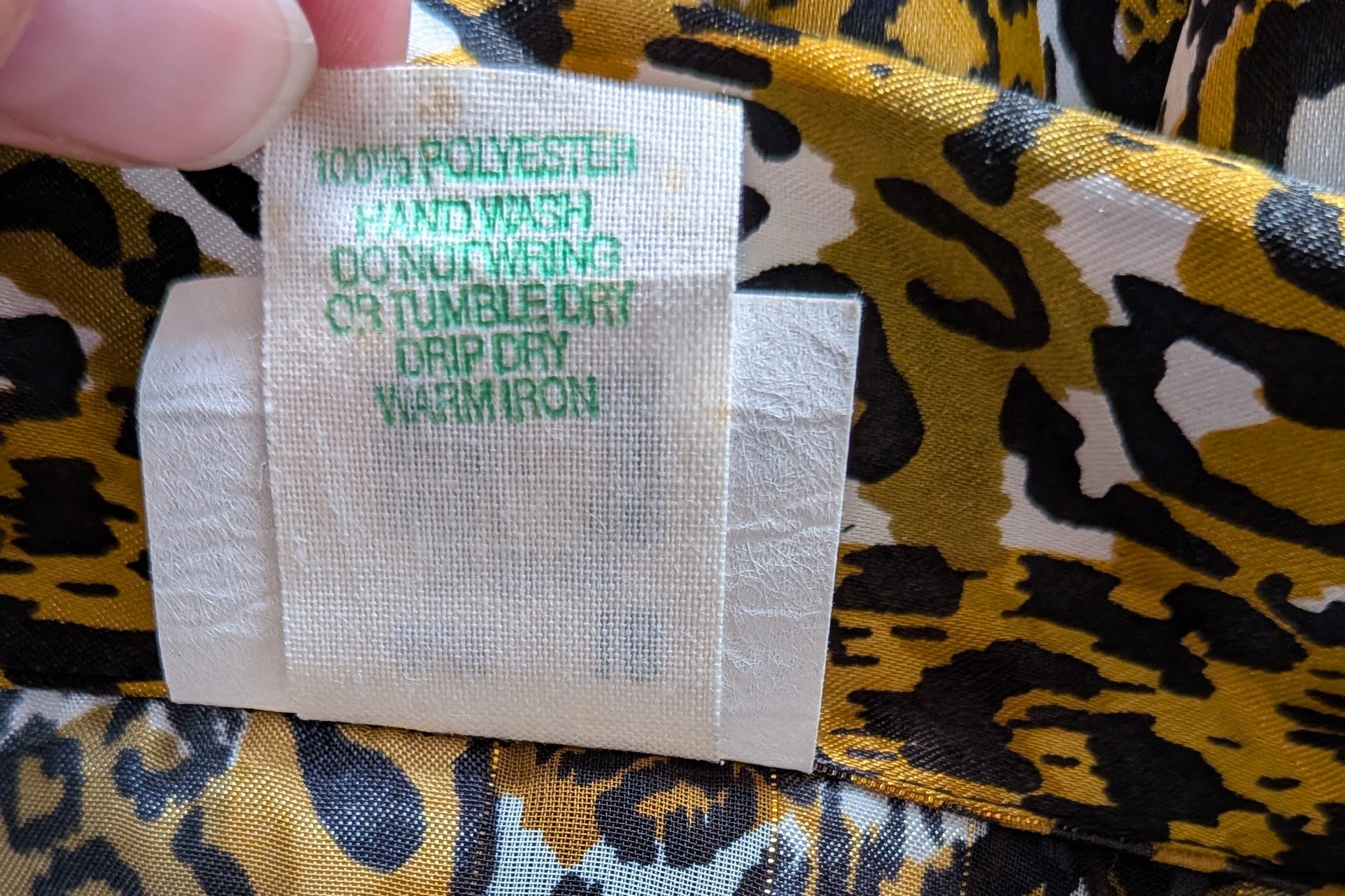 Vintage 90s Talkabout Leopard Print Shirt Size L