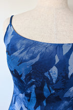 Luck & Trouble Lovesick Recycled Mesh Dress in Blue Size 16 BNWT RRP $70