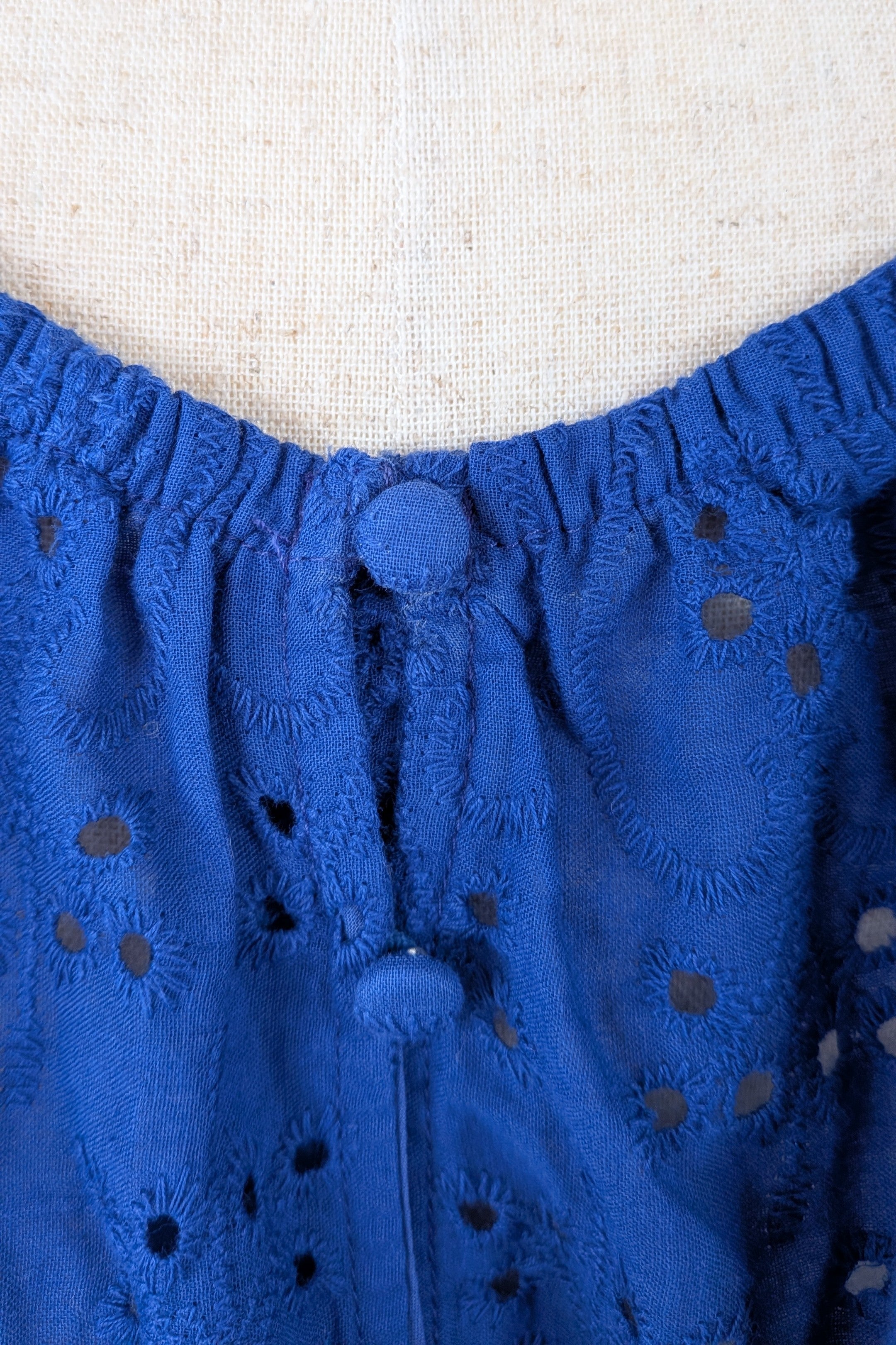 City Chic Cobalt Broderie Top Size L Brand New With Tags RRP $89.95