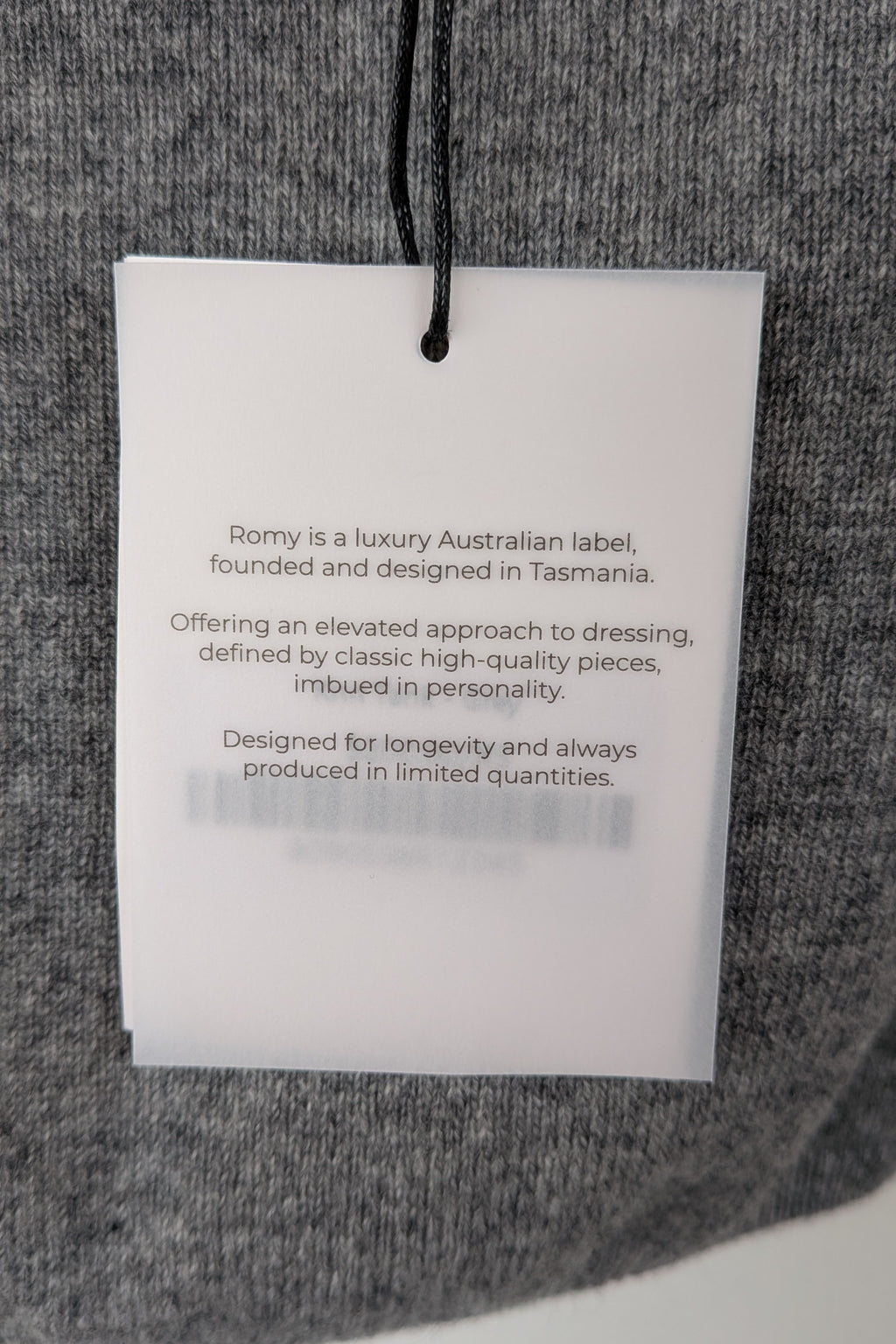 ROMY The Brand Grey Wool & Cashmere Knit Tank Size XS BNWT RRP $200