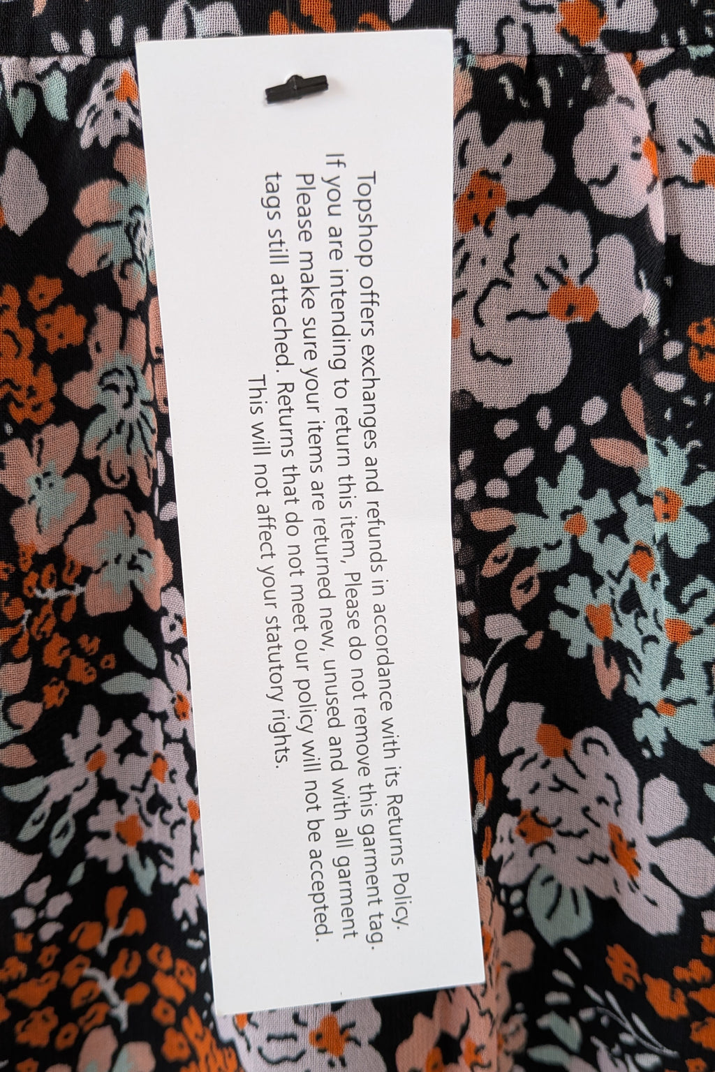 Topshop Floral Print Ruched Mini Dress Sz 14 RRP $80