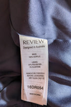 Review Tweed Pencil Dress with Belt Size 12