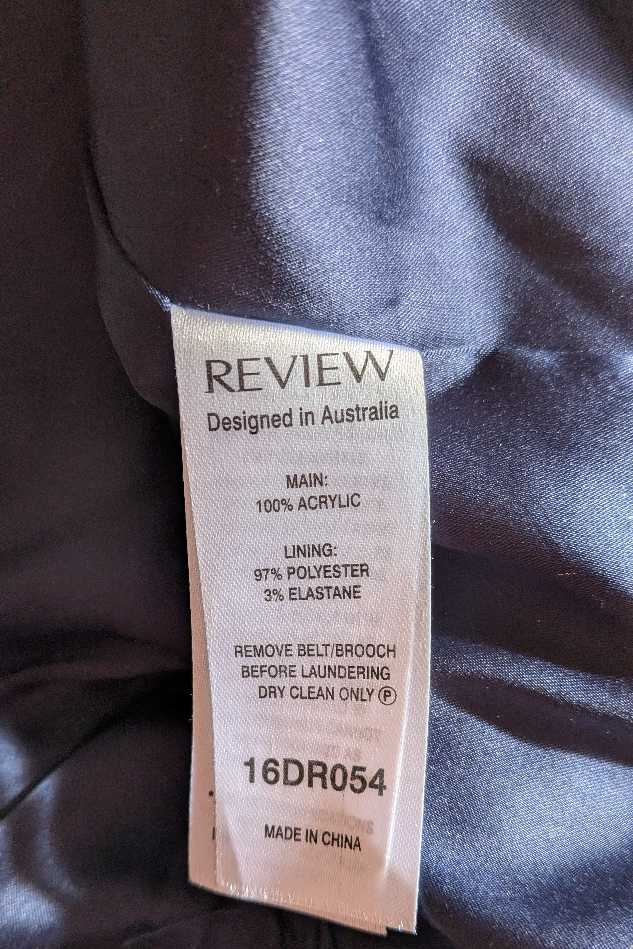 Review Tweed Pencil Dress with Belt Size 12