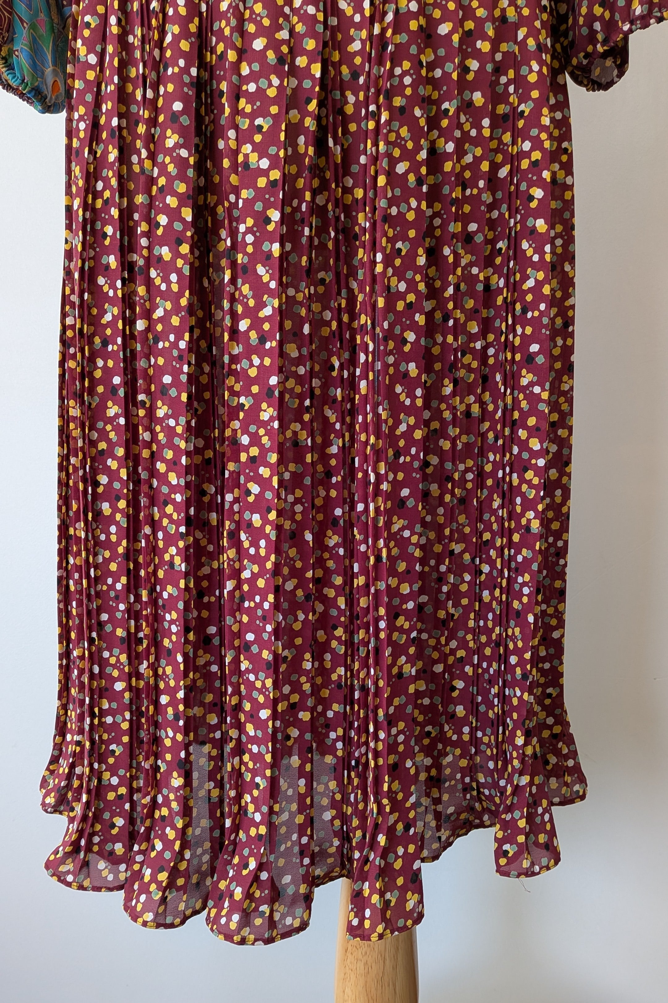 Vintage 80s Diane Freis Georgette Dress Size L