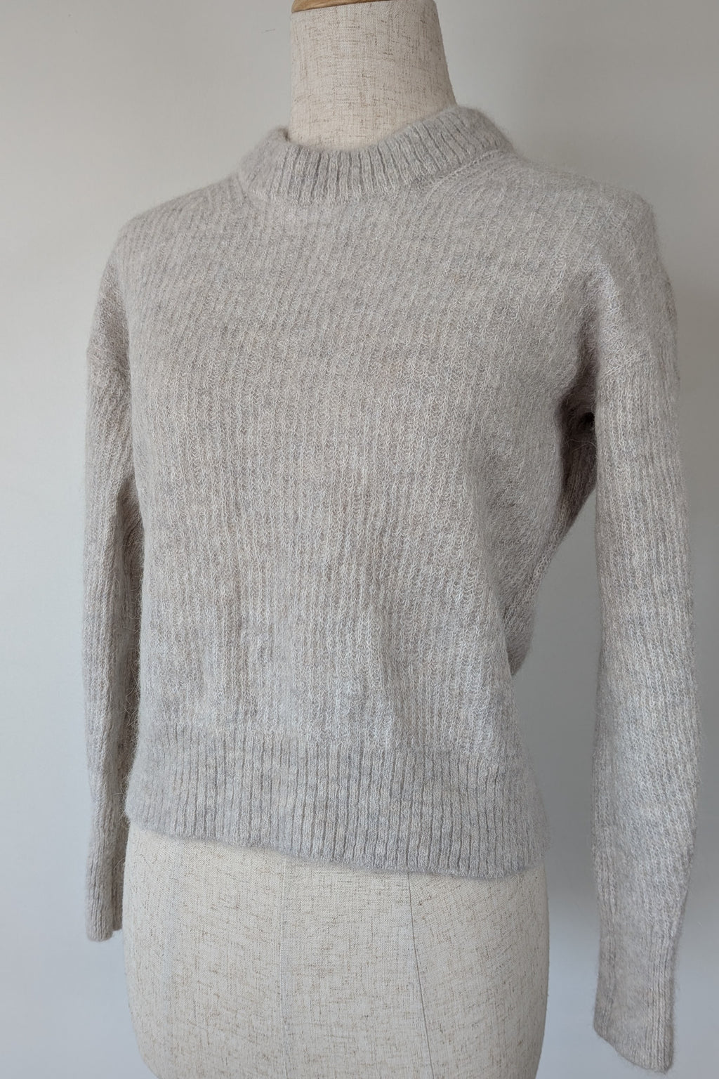 Everlane The Cocoon Crew in Alpaca Almond Jumper Size S