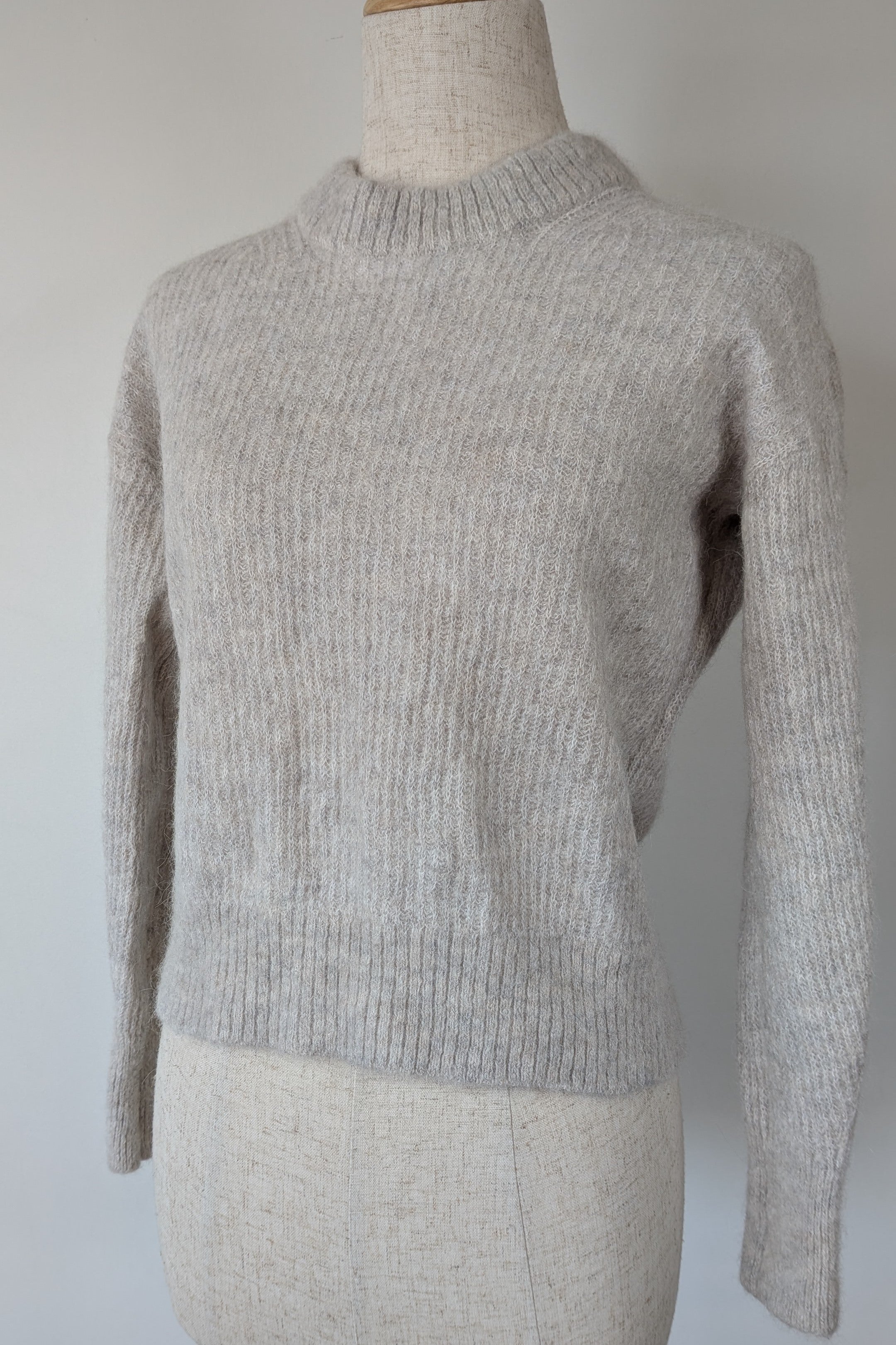 Everlane The Cocoon Crew in Alpaca Almond Jumper Size S