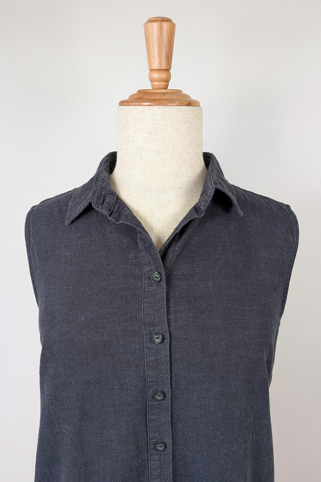 Kathmandu Hemp & Organic Cotton Navy Shirt Dress Size 16/18