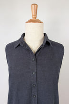 Kathmandu Hemp & Organic Cotton Navy Shirt Dress Size 16/18