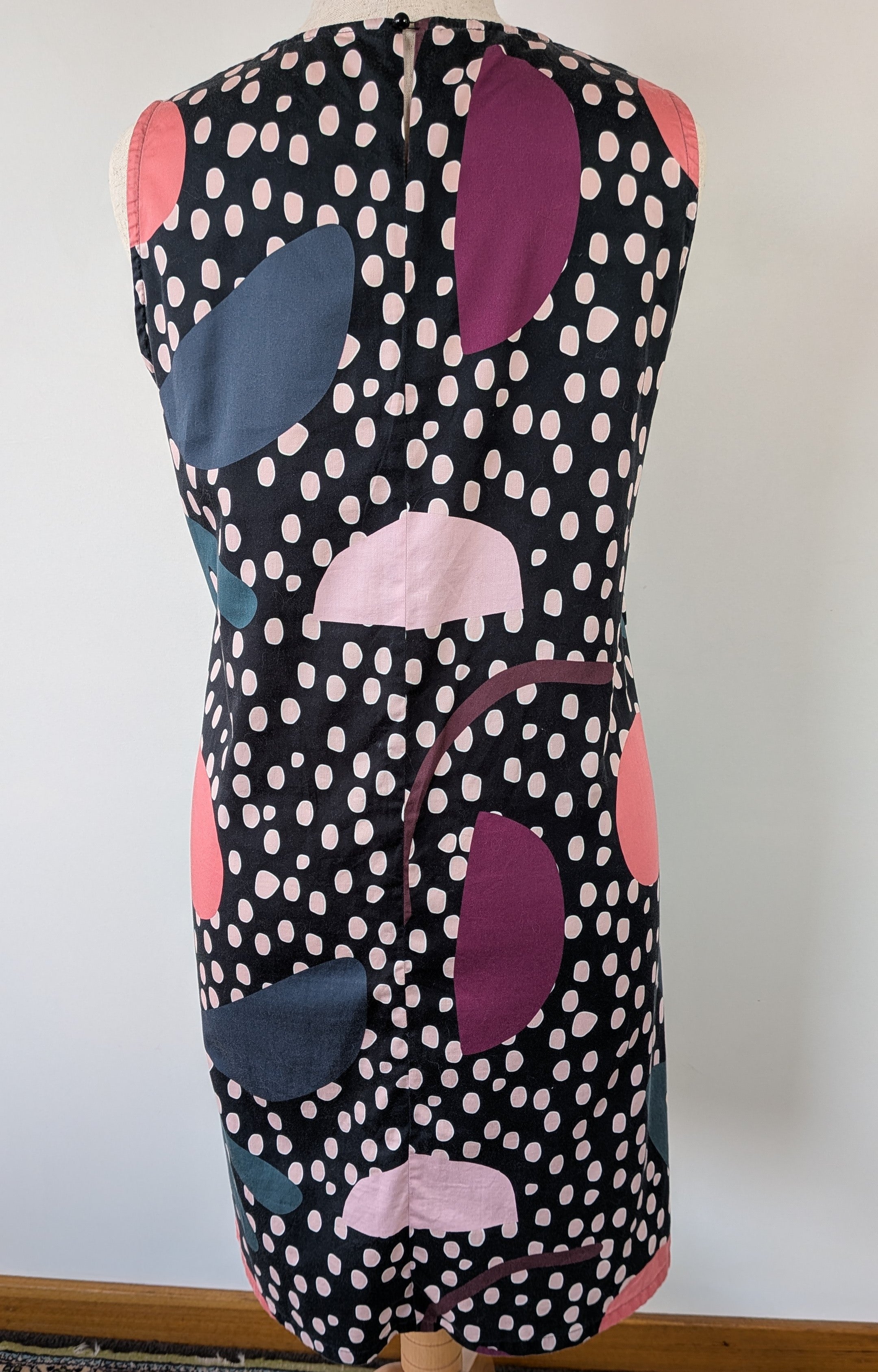 Hand Made by Gerrie T (Tasmania Brand) Spots & Shapes Dress Size L