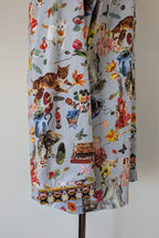 Blue Illusion x Nathalie Lété House of Cats PJ Top Size S