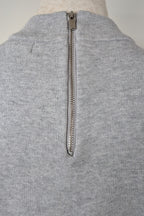 Ripe Maternity Silver Marle Layered Knit Nursing Dress Size M