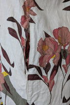 Next Linen Blend Floral Shift Dress Size 20
