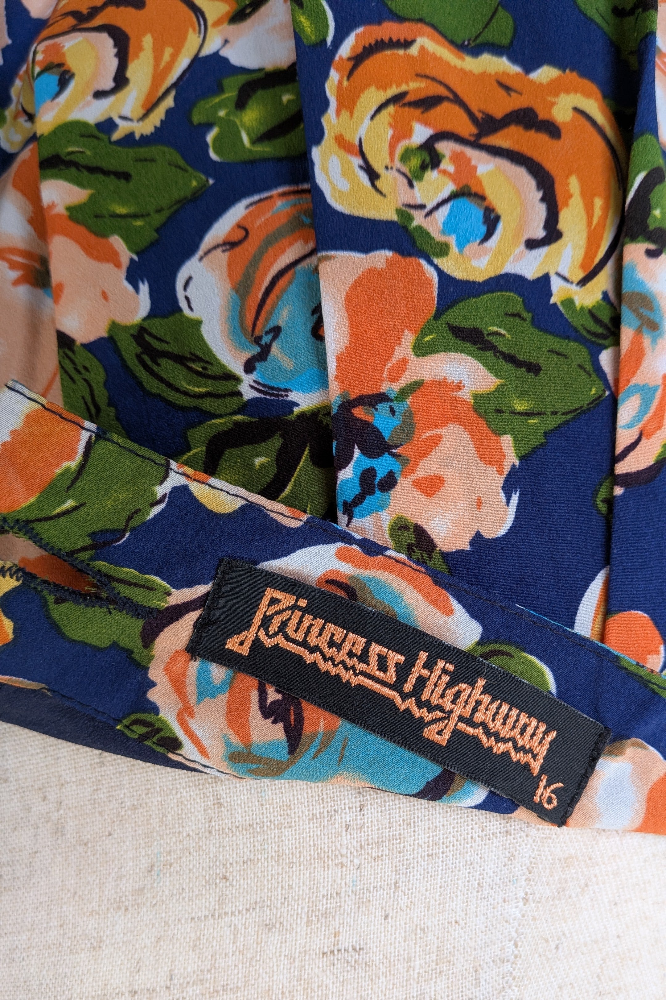 Princess Highway Floral A-Line Skirt Size 16