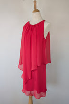 Purple Patch By Mr K Fuschia Cocktail Dress Size 12/14 Brand New With Tags RRP $229