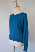 Uniqlo Teal 100% Merino Wool Sweater Size M