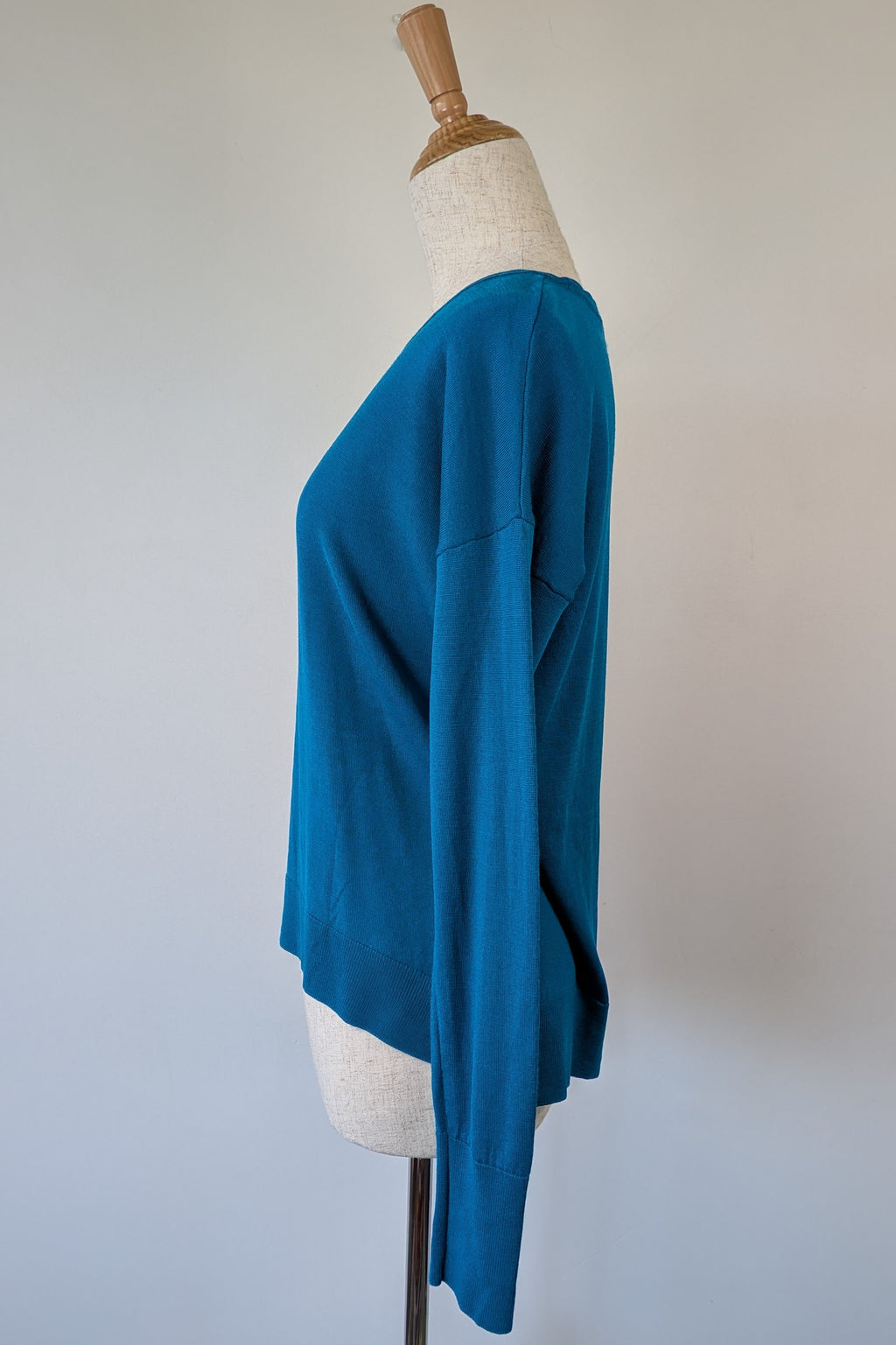 Uniqlo Teal 100% Merino Wool Sweater Size M