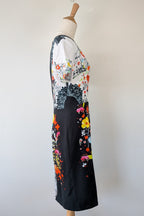 Piccione.Piccione Italian Designer Printed A-Line Dress Size 10/12